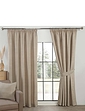 Aztec Lined Curtains Linen