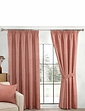 Aztec Lined Curtains Wine