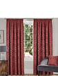 Buckingham Lined Jacquard Curtains - Terracotta