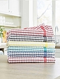 Superdry Check Tea Towels Pack of 6 - Multi