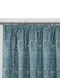 Kyoto Heavyweight Lined Jacquard Curtains - Blue