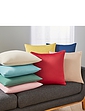 Woven Satin Cushion Covers - Teal