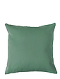 Woven Satin Filled Cushion - Green