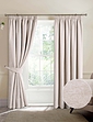 Camden Heavyweight Total Blackout Lined Chenille Curtains - Cream