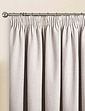 Camden Heavyweight Total Blackout Lined Chenille Curtains - Cream