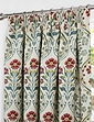 Vermont Jacquard Chenille Curtains - Blue