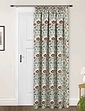 Vermont Jacquard Chenille Lined Door Curtain - Blue