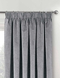 Oxford Total Blackout Velvet Curtains - Grey