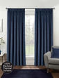 Oxford Total Blackout Velvet Curtains - Navy