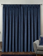 Oxford Total Blackout Velvet Curtains - Navy