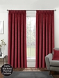 Oxford Total Blackout Velvet Curtains - Wine