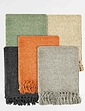 Darcy Chenille Throw - Charcoal