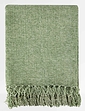 Darcy Chenille Throw - Green