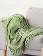 Darcy Chenille Throw - Green