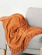 Darcy Chenille Throw - Terracotta