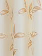 Kingleaf Lined Voile Embroidery Curtains - Gold