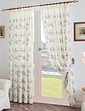 Kingleaf Lined Voile Embroidery Curtains - Silver