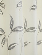 Kingleaf Lined Voile Embroidery Curtains - Silver