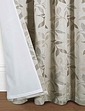 Lorenzo Eyelet Lined Jacquard Curtains - Natural