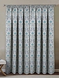 Cotswold Jacquard Total Blackout Curtains - Blue