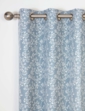 Sade Eyelet Lined Curtains - Denim