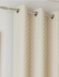 Tokyo Eyelet Thermal Velour Curtains - Cream