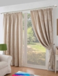 Botanic Chenille Jacquard Curtains - Cream