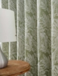 Botanic Chenille Jacquard Curtains - Green