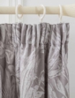 Botanic Chenille Jacquard Curtains - Silver