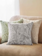 Botanic Chenille Filled Cushion - Cream