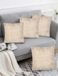 Botanic Chenille Filled Cushion - Cream