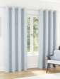 Sherwood Total Blackout Eyelet Curtains - Blue