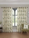 Bamford Lined Eyelet Curtains - Green