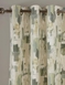 Bamford Lined Eyelet Curtains - Green