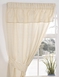 Molly Gingham Kitchen Curtain Set - Beige