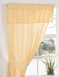Molly Gingham Kitchen Curtain Set - Lemon
