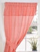 Molly Gingham Kitchen Curtain Set - Red