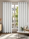 Richmond Cut Velvet Eyelet Curtains - Pearl