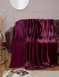 Faux Mink Blanket Throw - Aubergine