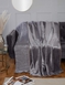 Faux Mink Blanket Throw - Silver