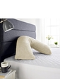 Downland Teddy Fleece V Pillow - Cream
