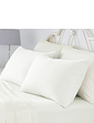 Plain Dyed Napguard Flannelette Pillowcase - Cream