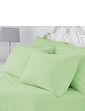 Plain Dyed Napguard Flannelette Pillowcase - Green