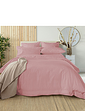 Egyptian Cotton 400 Thread Count Oxford Duvet Cover - Blush Pink