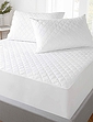 Quilted Mattress Protector - White