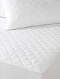 Quilted Mattress Protector - White