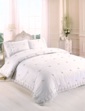 Sophie Embroidered Quilt Cover Set - Cream