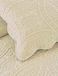 Olivia Quiled Bedspread Set - Cream