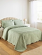 Olivia Quilted Bedspread Set - Green