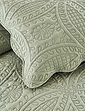 Olivia Quilted Bedspread Set - Green